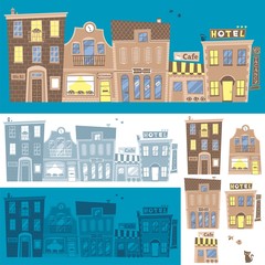 Fototapeta premium Street Background