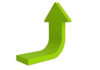 Green arrow up