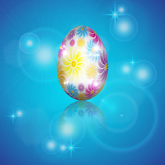 Background with easter eggs