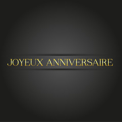 carte d'anniversaire