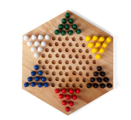 chinese checkers wooden