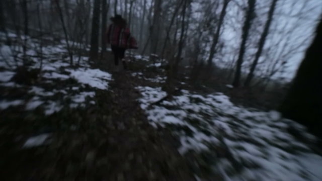 Escaping in the dark forest