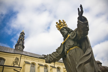 Fototapeta premium Jesus the king of world in Jasna Gora in Czestochowa, Poland