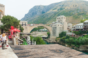 Old bridge in Mostar, Bosnia