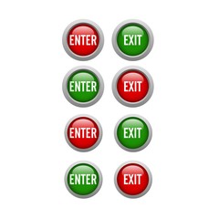 Enter Exit Buttons