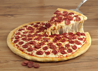 sosisli pizza