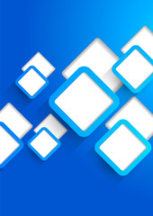 Fototapeta na wymiar Background with blue squares