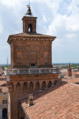 The Este Castle. Ferrara. Emilia-Romagna. Italy.