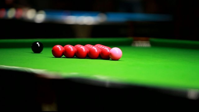Snooker Table and Balls