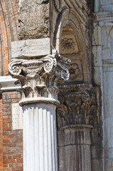 Building Town Hall. Ferrara. Emilia-Romagna. Italy.