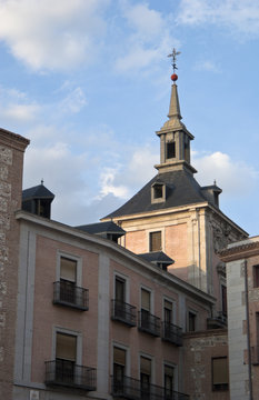 Detail of churche in Madrid