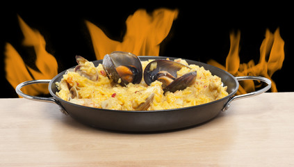 paella fire