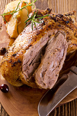 Ente gebraten