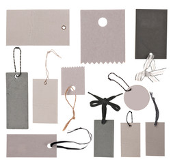 various price tag address labels