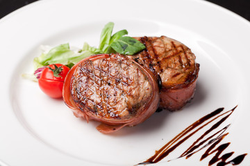 Grilled bbq steak