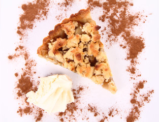 Apple Pie with ice cream