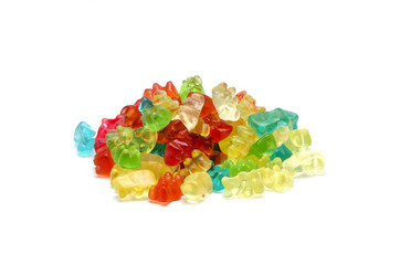 Assorted candies various flavors