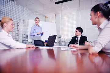 business people in a meeting at office