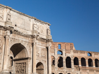 Arch of Constantine in Rome