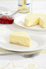 Plain cheesecake