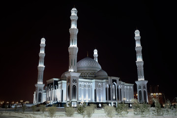 Majestic mosque"Hazret Sultan" in Astana