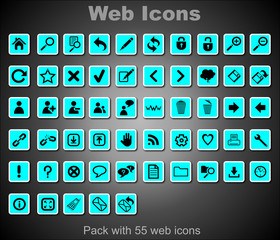 Pack Blue Web Icons