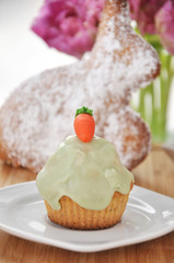 Ostercupcake mit Osterhase