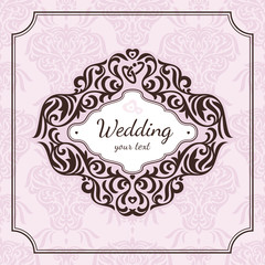 vintage floral frame