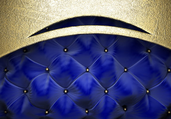 gold on fabric background