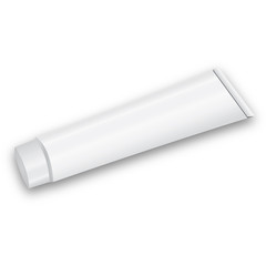 toothpaste tube isolated on white background