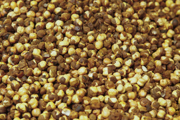Close-up of roasted grams