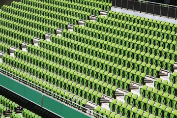 Empty Rugby stadium, Aviva Stadium, Dublin, Republic of Ireland