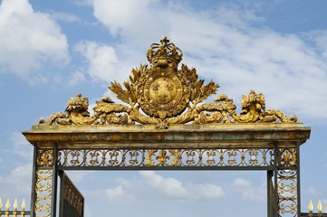Gate of a palace,Chateau de Versailles,Versailles,Paris,France
