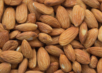 almond nuts for background