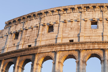 Fototapeta premium Amphitheater, Colosseum, Rome, Lazio, Italy