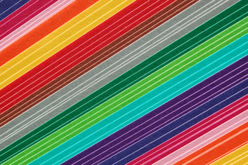 Colorful sheets of paper