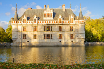 Azay-le-Rideau castle, France