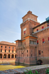The Este Castle. Ferrara. Emilia-Romagna. Italy.