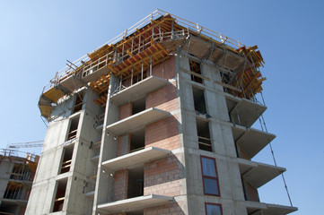Construction of the building - building a house