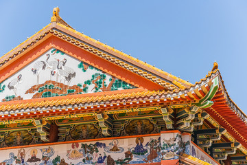 Fototapeta premium Buddhist temple roof