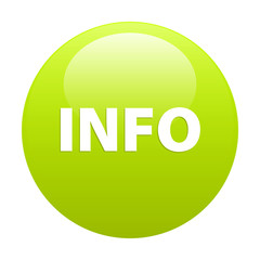 bouton internet information icon green