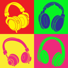 DJ Headphones POP Design
