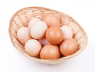 eggs in a basket