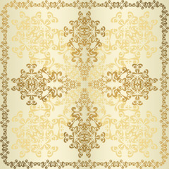 Vintage lace pattern. Retro design