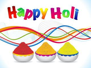 abstract happy holi background