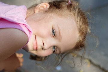 portrait of young beautiful girl