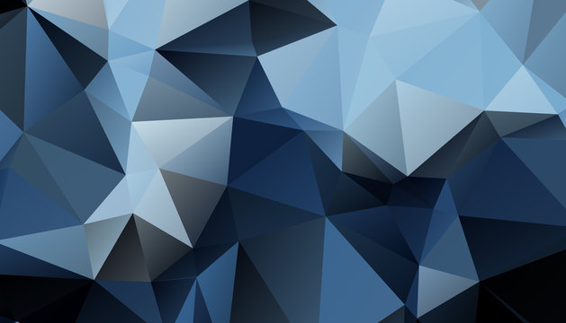 Dark Blue Geometric background vector eps 10