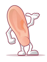 Ear with hands and Feet