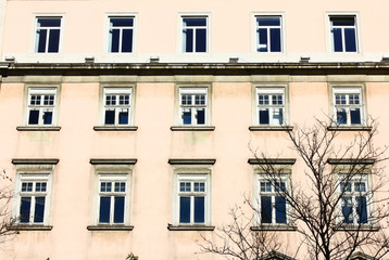 Detail of an old building at Lisbon, Portugal