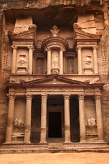 Obraz premium Al Khazneh or The Treasury at Petra, Jordan